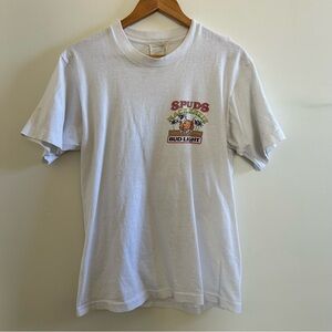 1986 Vintage Spuds Mackenzies Beach Patrol Bud Light Tshirt- M